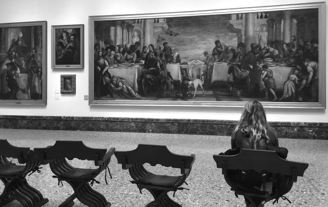 Una sala della Pinacoteca di Brera di Milano
